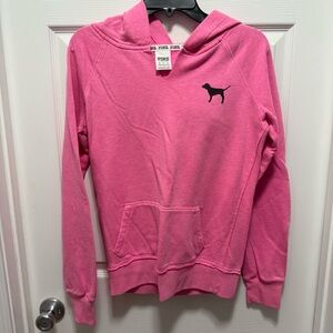 Victoria's Secret Pink Hoodie with Dog Logo